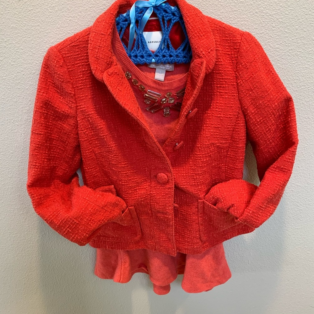 BANANA REPUBLIC top and jacket